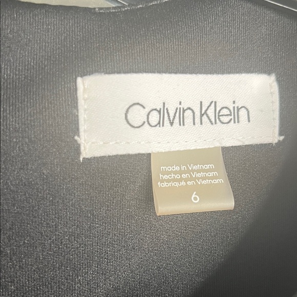 Calvin Klein Black and White Midi Dress - Picture 2 of 3